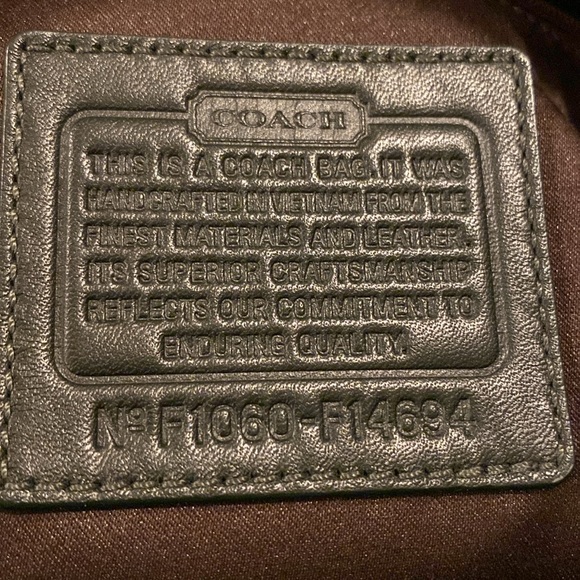 Hunter Green COACH bag - Picture 12 of 12